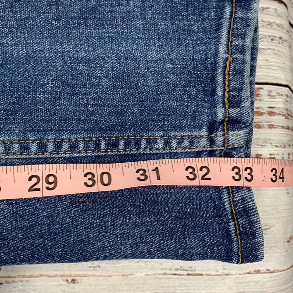 Levi Strauss “513” slim straight leg blue jeans size 34 - Picture 6 of 13